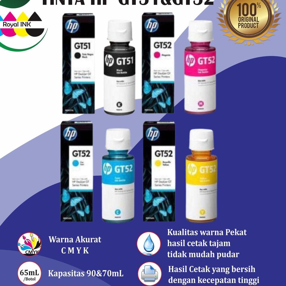 ♜ tinta hp gt 51 & gt 52 original -PCS ➶
