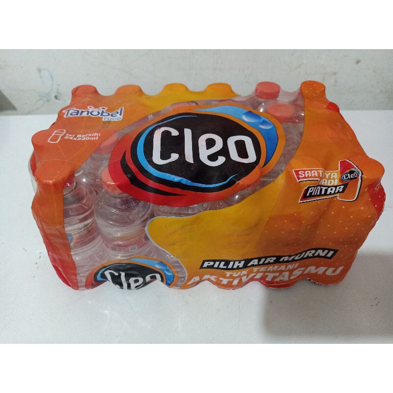 

Cleo mini air mineral 220ml / 24botol