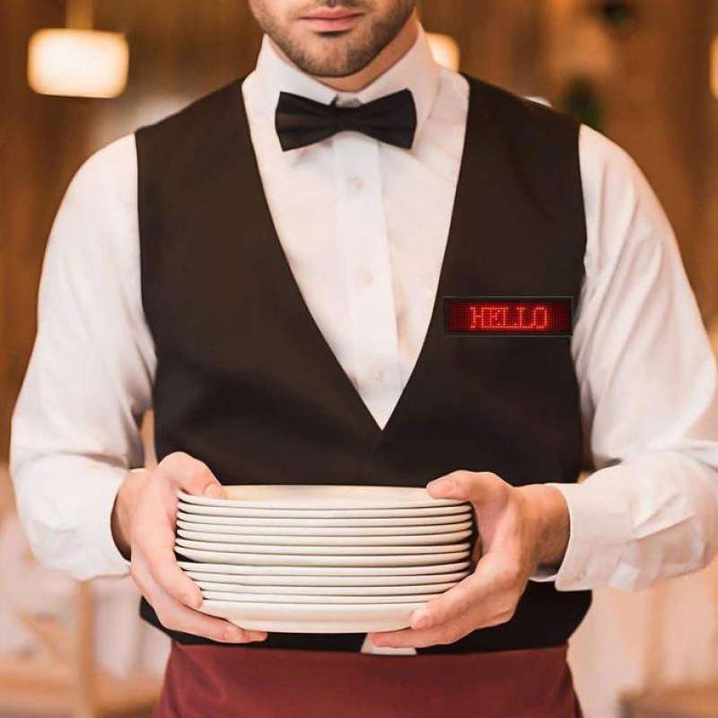 LED Name Badge / Name Tag Running Text