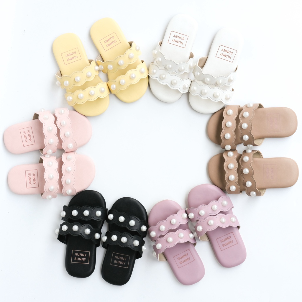 ARIEL SANDALS | Sandal Anak Perempuan | Slip On Sandals | Sendal Mutiara