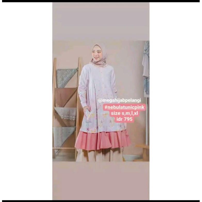 Nebula Tunik Ria Miranda NEW (baca deskripsi)
