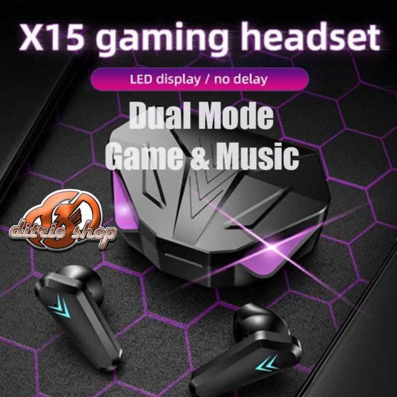 Headset Bluetooth X15 Gaming Mode
