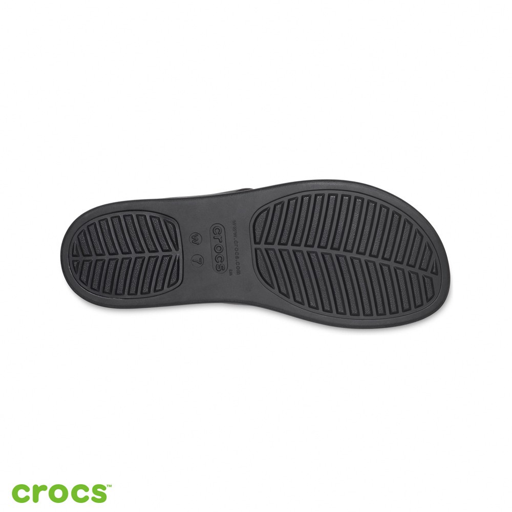 CROCS BROKLYN SLIDE / SANDAL WANITA / FASHION WANITA / FASHION KOREA - BLACK 206219-060