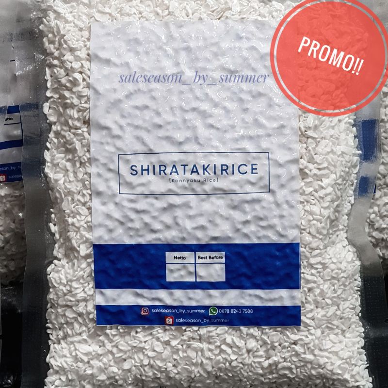 

Shirataki Rice 250gr BETA Beras Shirataki 250gr Konnyaku Rice Diet Keto