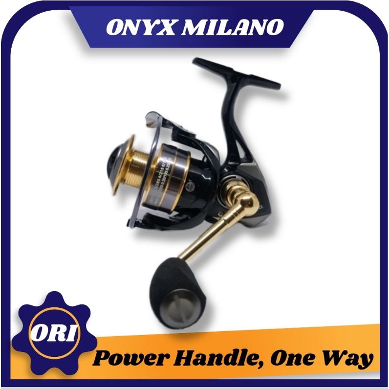 Reel MILANO ONYX 3000 POWER HANDLE. HARGA PROMO