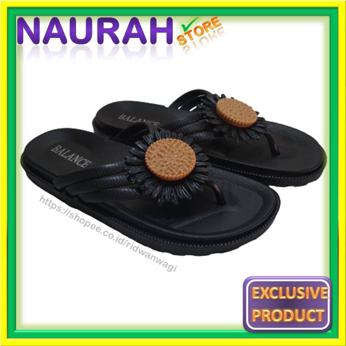 Sandal Wanita Balance 1607 K5 Original Sendal Jepit Matahari Jelly Impor Nice Lentur Ringan Lembut