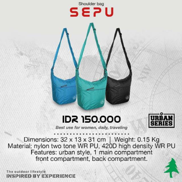Tas Selempang Consina Sepu Original Slingbag Travelpouch