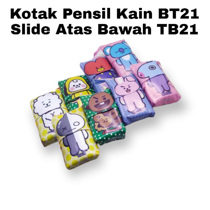 

Kotak Pensil Kain motif BT boneka Unik Bisa Naik Turun / Kotak Pensil gambar BT boneka Unik TB24