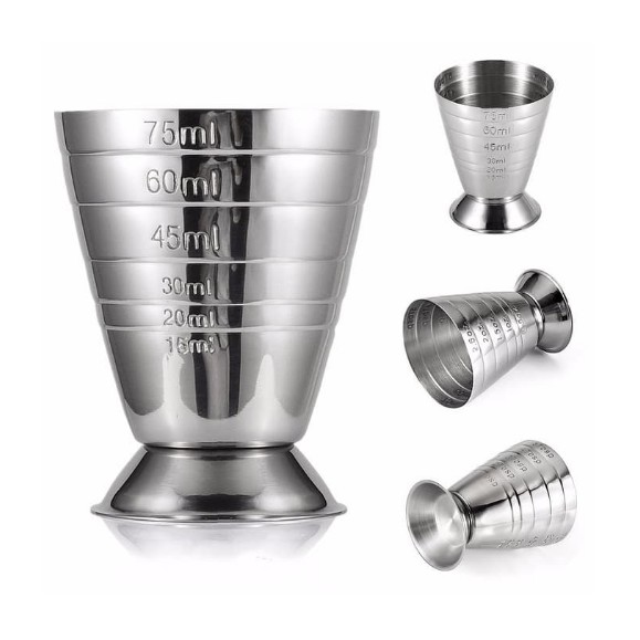 PREMIUM jigger 75ml to 15ml Mojito Measurer Coffee Shot Cup Measuring