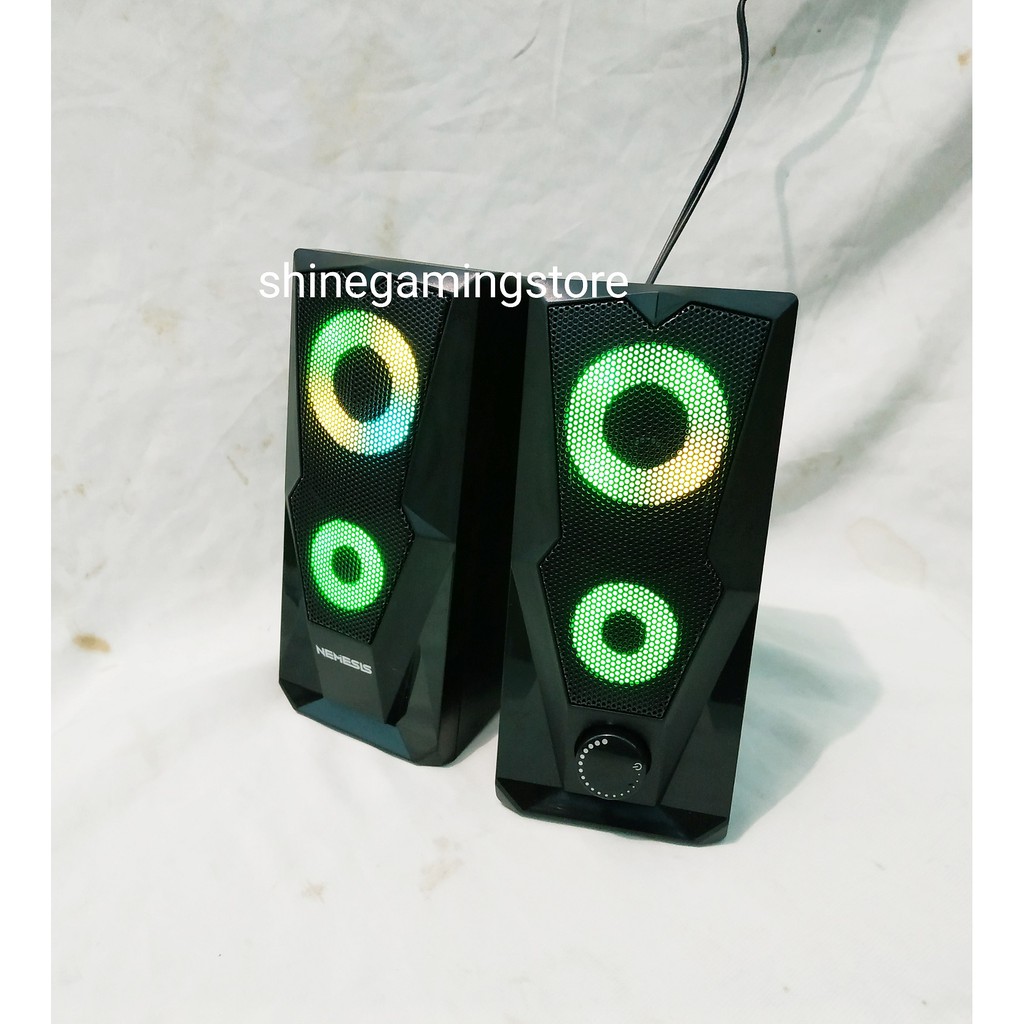 Speaker NYK SP-N03 Sound Gaming Speaker Ligthing RGB Strong Bass