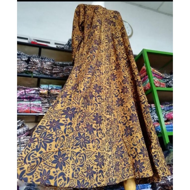 GAMIS BATIK WANITA HOME DRESS BATIK KLASIK GAMIS BATIK BUSUI WANITA DASTER BATIK WANITA BAHAN RAYON SUPER PRINTING BATIK UKURAN JUMBO FIT XL LINGKAR DADA 110 CM