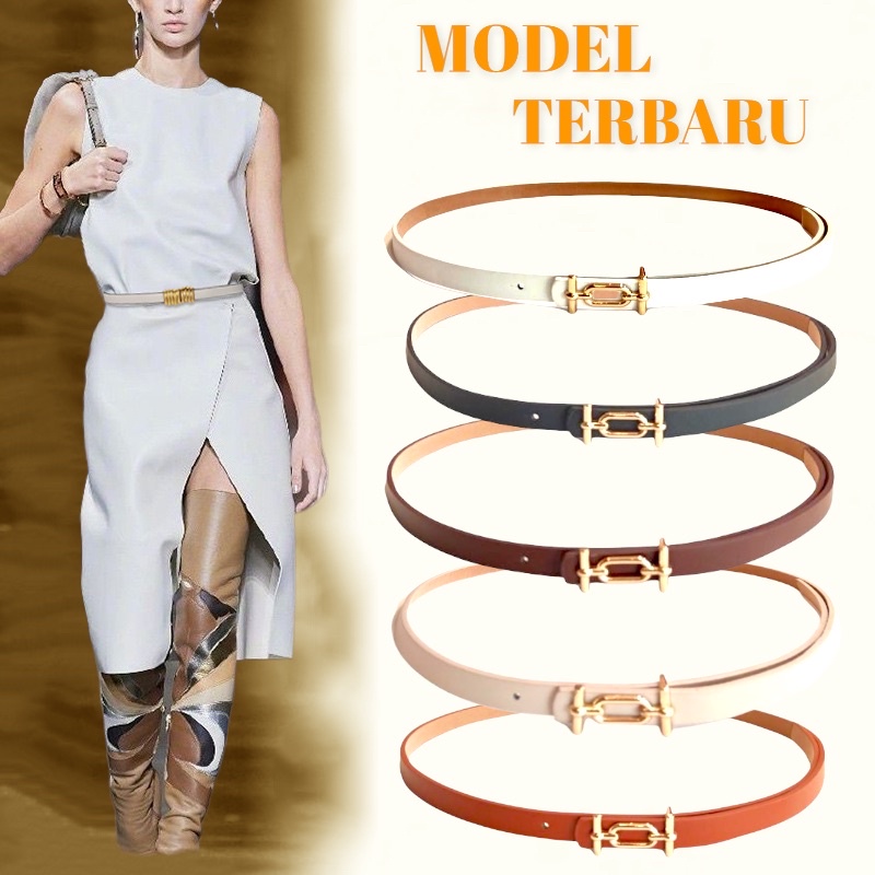 Ikat Pinggang Wanita Cantol Fashion Kulit PU Gesper Wanita Belt / Ikat pinggang wanita IMPORT 119/150