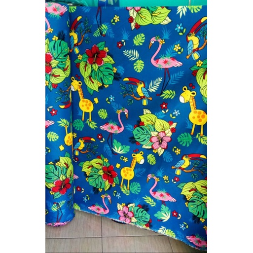 bahan kain sprei disperse/polymicro bermotif