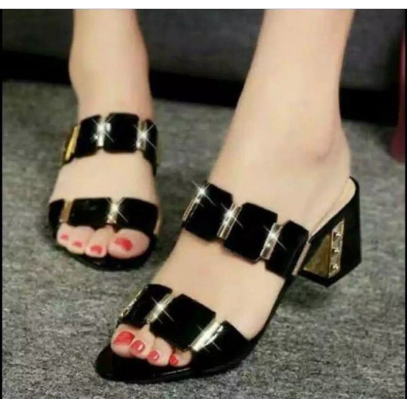 sandal wanita Heels fashion women hak tahu Demlak