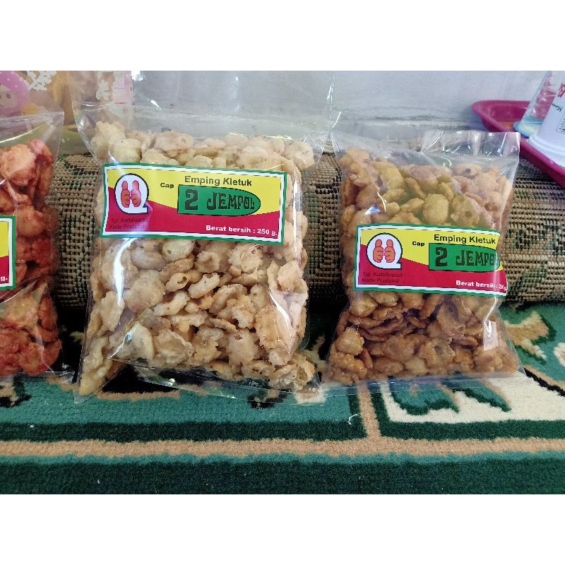 

Emping Kletuk Manis 250 gram Super Quality