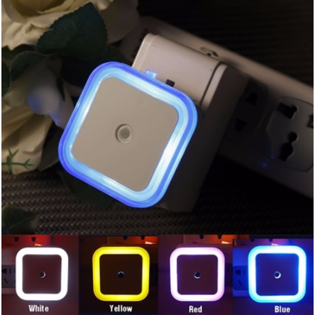 LAMPU SENSOR LED LIGHT SENSOR LAMPU MALAM LAMPU TIDUR LED BENTUK KOTAK LAMPU HIASAN DINDING