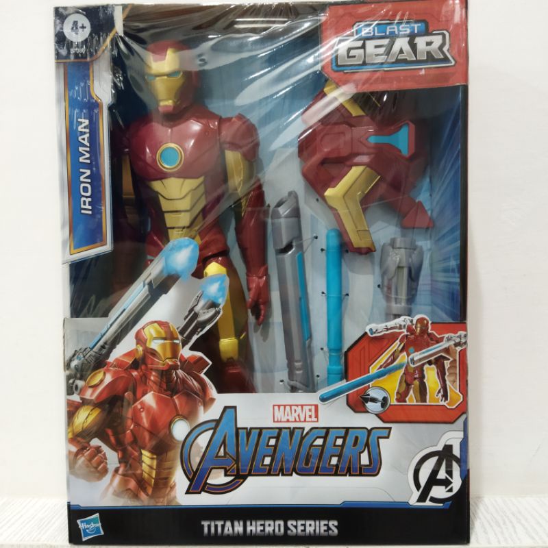 ori original hasbro ironman iron man titan hero series blast gear marvel avengers robot mainan anak action figure hadiah kado ultah