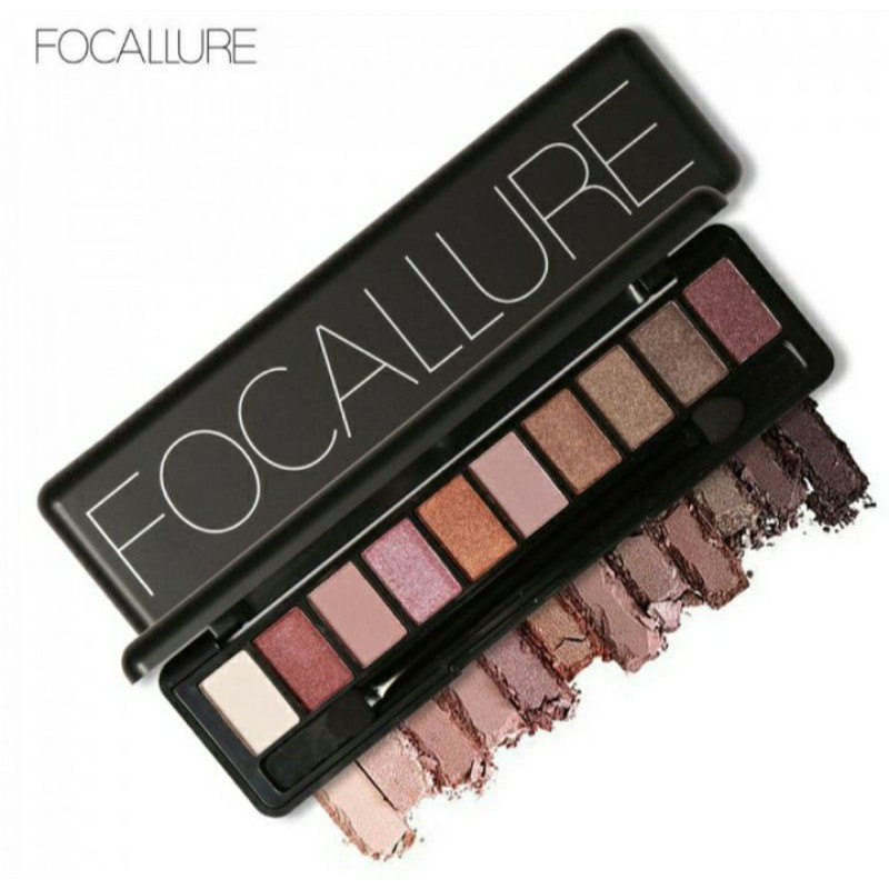 FOCALLURE PALETTE eyeshadow 10 warna