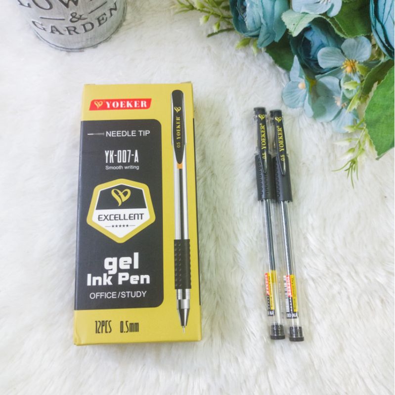 

Ballpoint Yoeker YK-007-A Needle Tip Gel ink pen 12pcs
