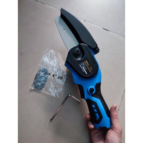 mollar CMCS12200-U mesin gergaji kayu 4inch cordless mini chainsaw CMCS 12200 U 12v