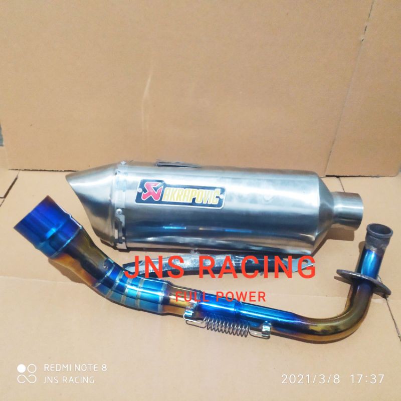 KNALPOT AKRAPOVIC PCX NMAX LEXI AEROX VARIO150 VARIO125