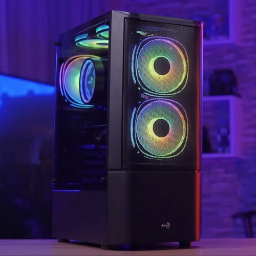 AEROCOOL QUANTUM MESH MID TOWER CASE TEMPERED GLASS