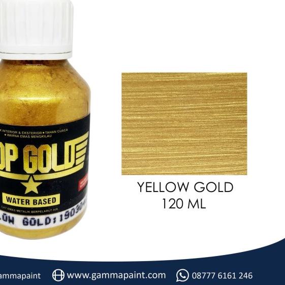 

TOP GOLD Metallic Paint - YELLOW GOLD 120gr