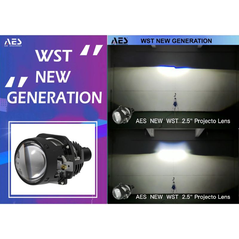 Projie Biled WST 2.5 INCH BLUELENS Projector AES biled 2.5 inch