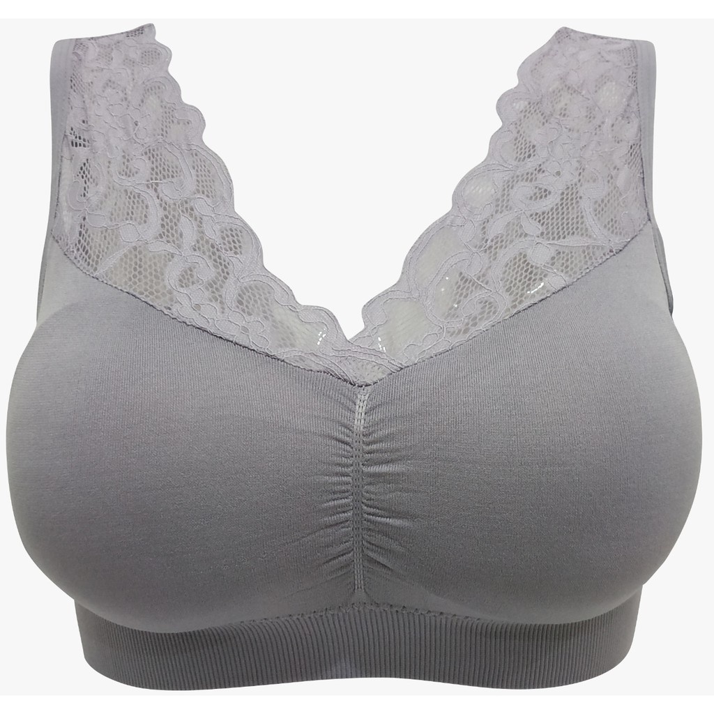 gof Sport Bra Renda Import BH Olahraga Bra Fashion Tanpa Kawat LS1916