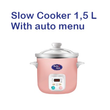 Baby Safe Slow Cooker Auto Menu Memasak Aneka Makanan Bayi LB06D