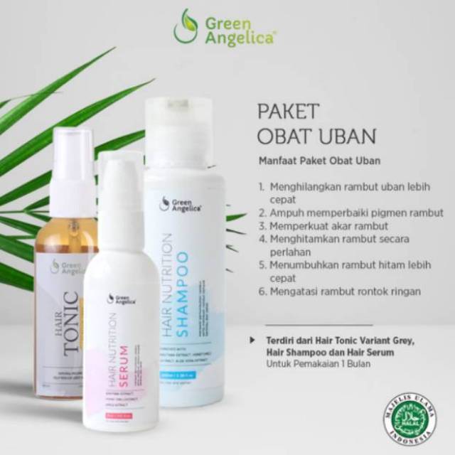 Green Angelica Paket Penghitam Rambut