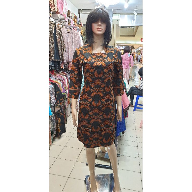DRESS BATIK WANITA VISCOSE KATUN