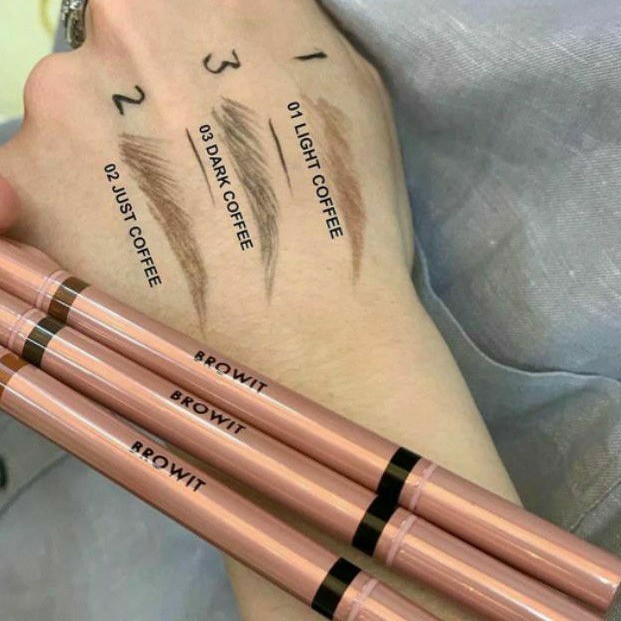 BPOM Duo Brow and Eyeliner. Browit by Nongchat. Spidol alis. Lovaster