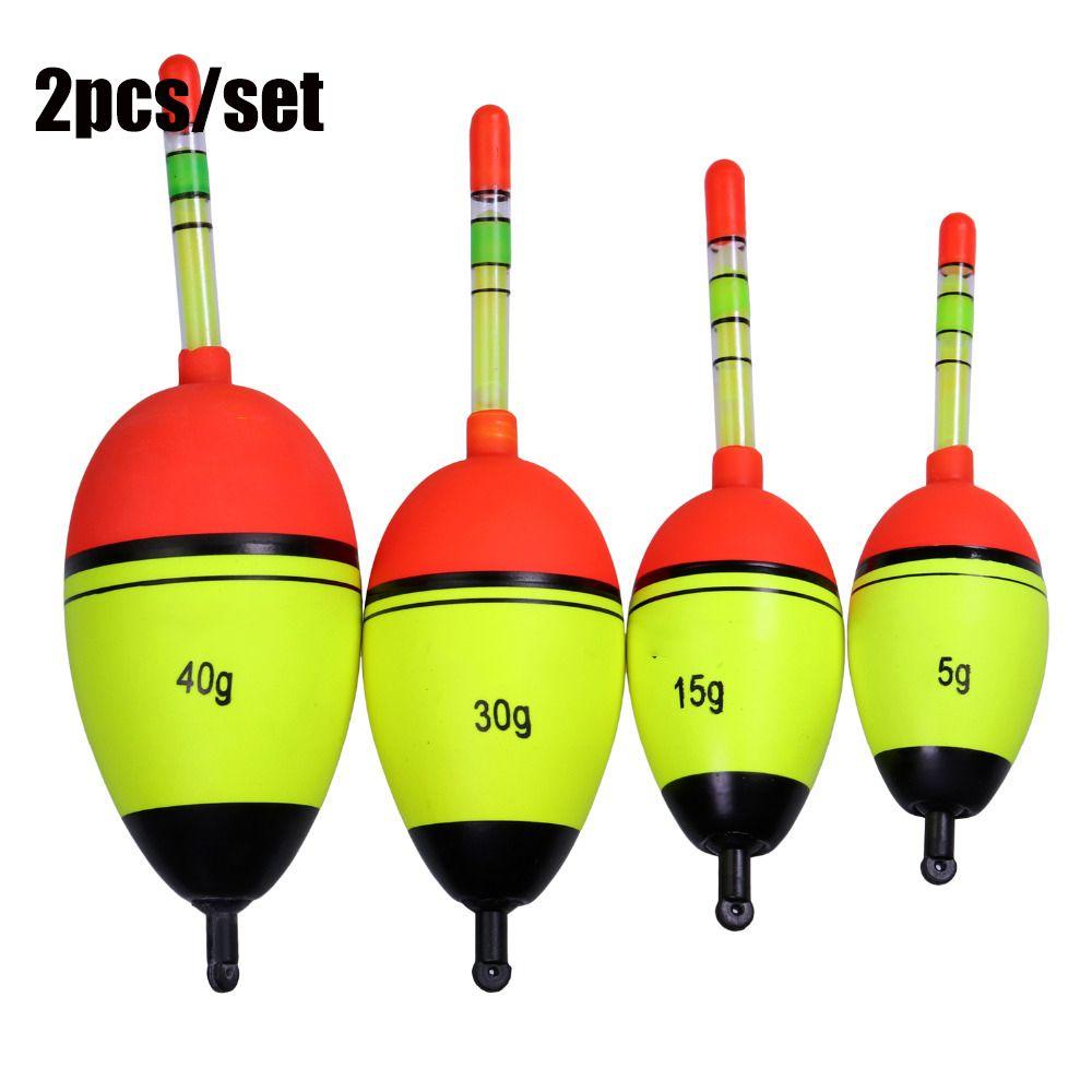 WONDER 2pcs Pelampung Malam Memancing Stik Lampu Plastik Luminous Panas