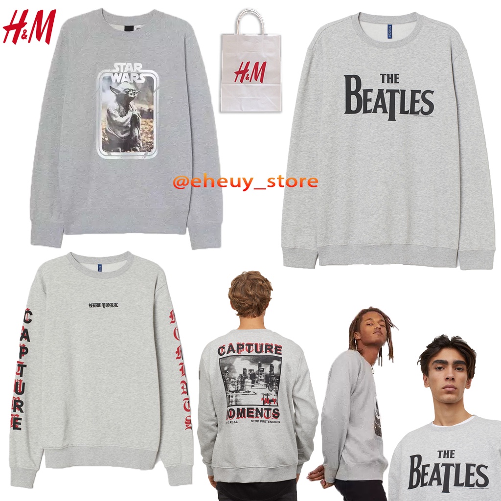 Crewneck H&amp;M THE BEATLES MARILYN CAPTURE MOMENT H&amp;M Crewneck abu H&amp;M sweater h&amp;m abu abu