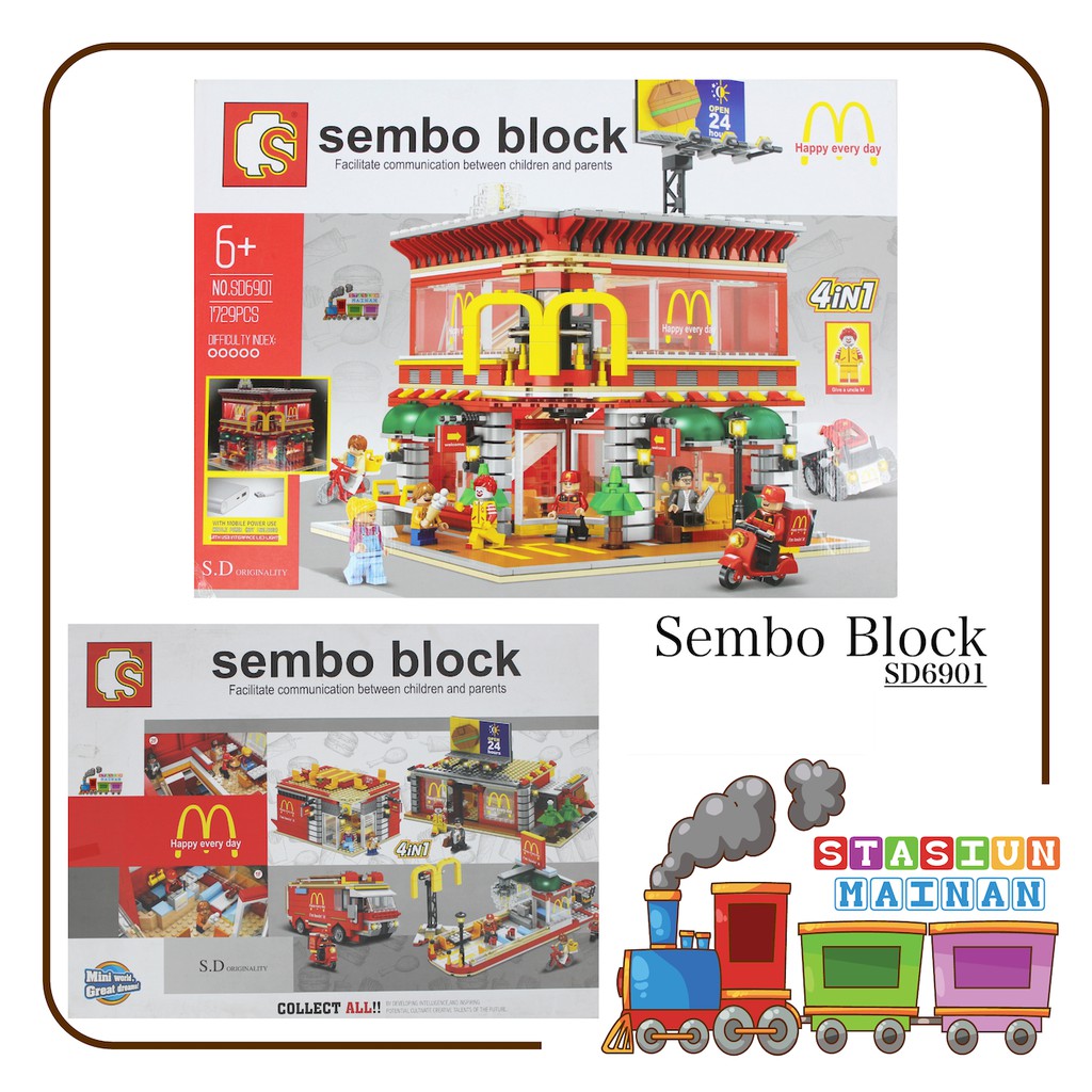 Sembo Block MC Donald SD6901