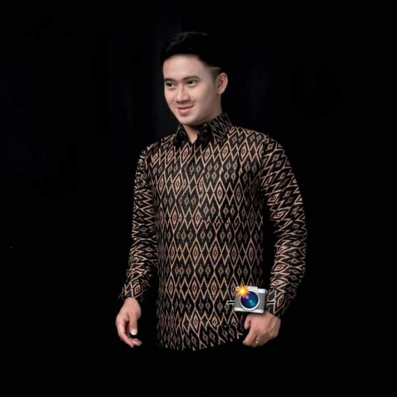 KEMEJA BATIK  PRIA LENGAN PANJANG