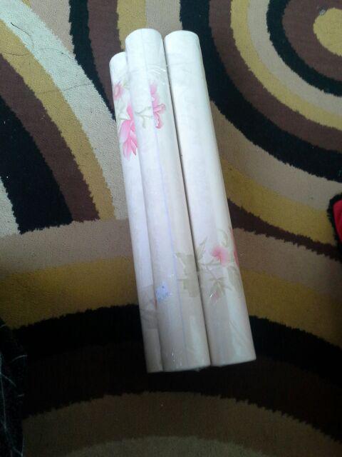 R015ls Wallpaper Sticker Ku - Bata 45cm X 9-10m Wallpaper Dinding