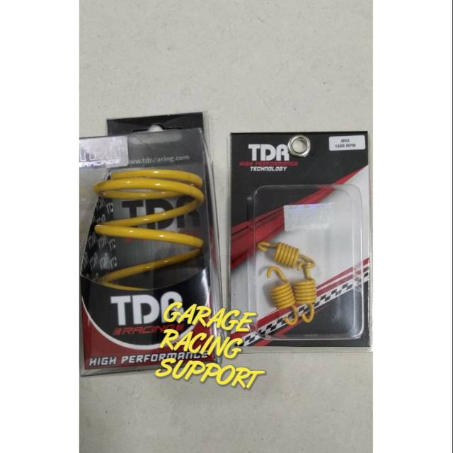 PAKET PER CVT MIO SMILE SPORTY NOUVO DAN PER KAMPAS GANDA RACING TDR  092001-3/254004-6