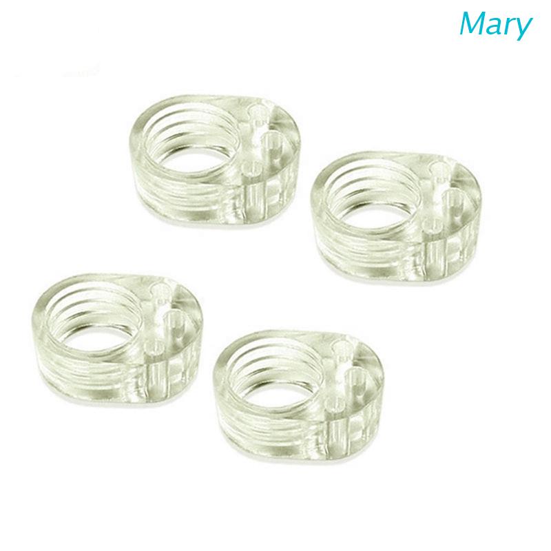 Mary 4pcs / Set Stopper Pintu Bahan Silikon Transparan Bumper