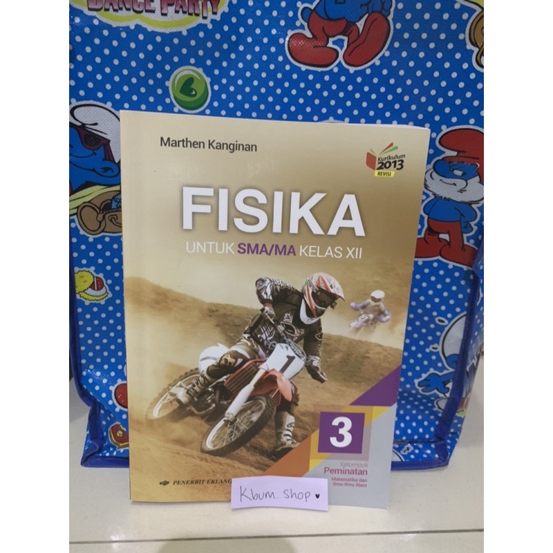 Jual Buku Fisika Kelas SMA XII SMA Kurikulum Revisi Erlangga Marthen Kanginan