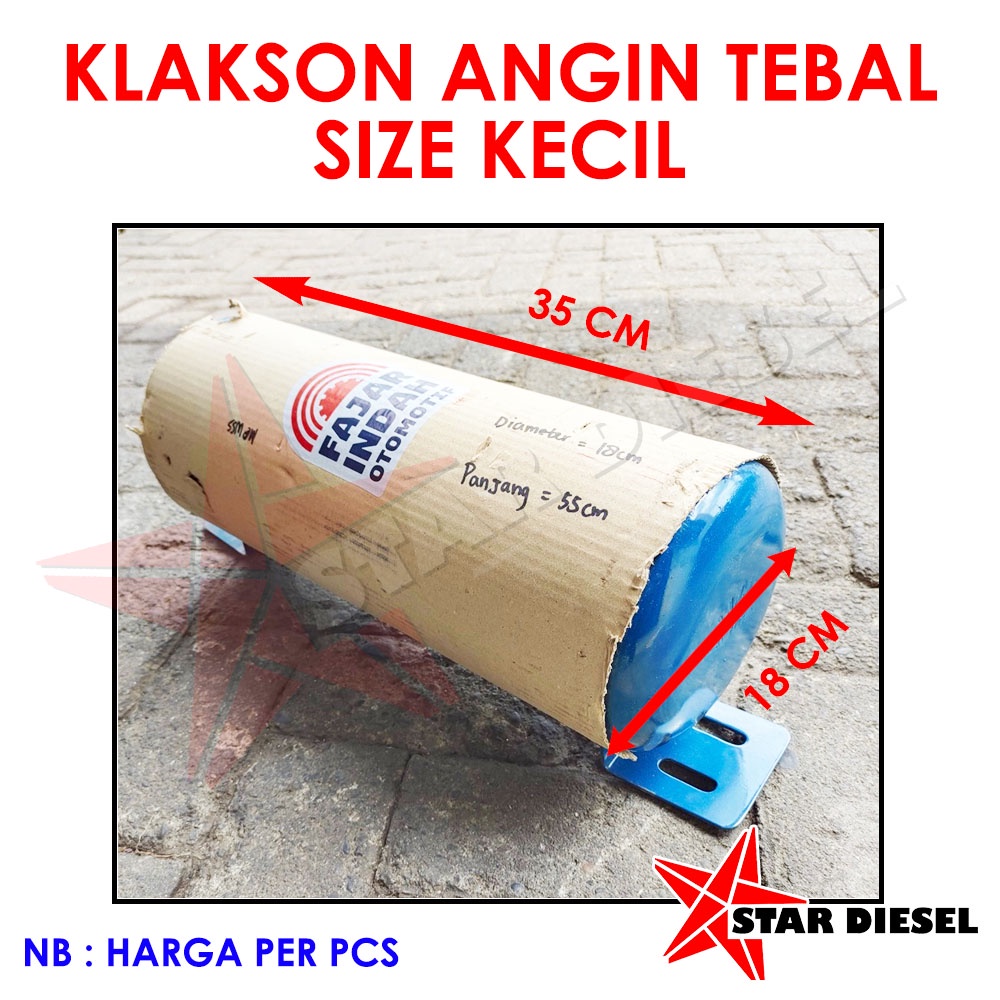 TABUNG KLAKSON ANGIN TEBAL SIZE KECIL UNTUK TRUK BUS TABUNG ANGIN TEBAL UKURAN KECIL