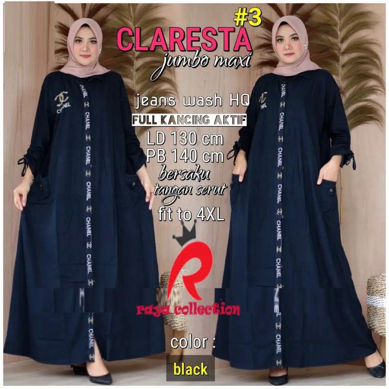 GAMIS JEANS BORDIR CHANEL JUMBO