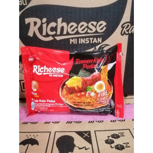 

Mie Ramen Richeese Keju level 5