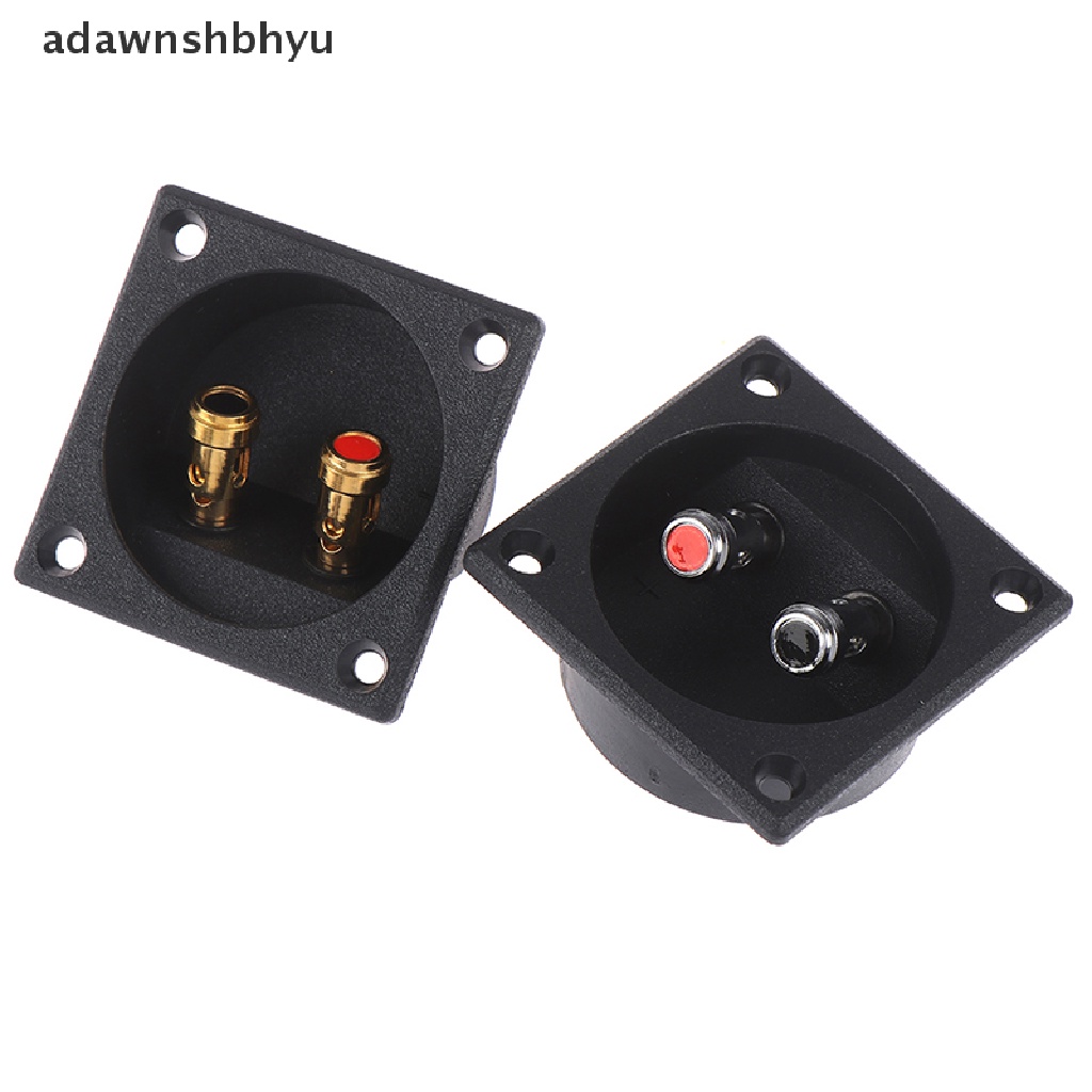 Adawnshbhyu 1Pc Steker Subwoofer Cup Bulat 50mm Konektor Terminal Kotak Speaker Stereo Mobil