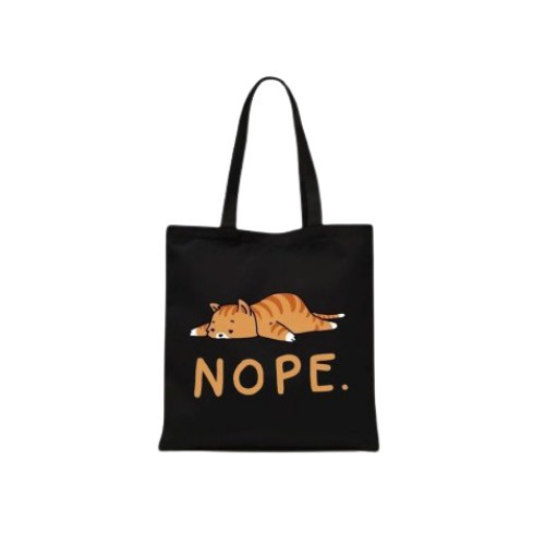 LOVI_ID - Tote Cat Nope _Tas Totebag Wanita