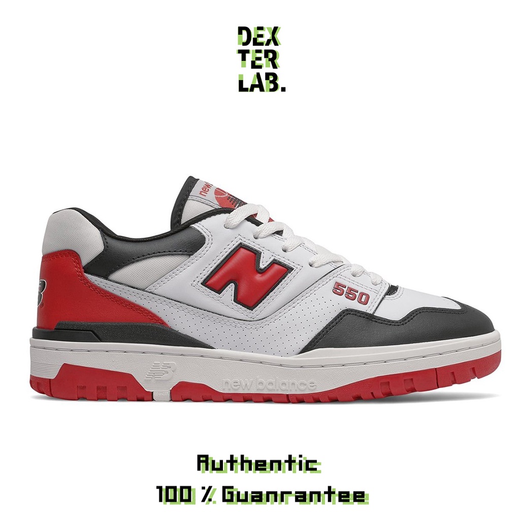 New Balance 550 Chicago White Red Black Shifted Sport Pack