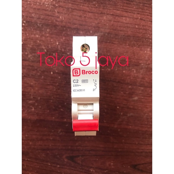 mcb 2A broco / mcb C2 / sikring mcb / BROCO ORIGINAL 100%