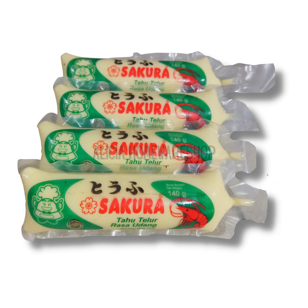 Tahu Sakura Telur Rasa Udang 140gr /10pcs