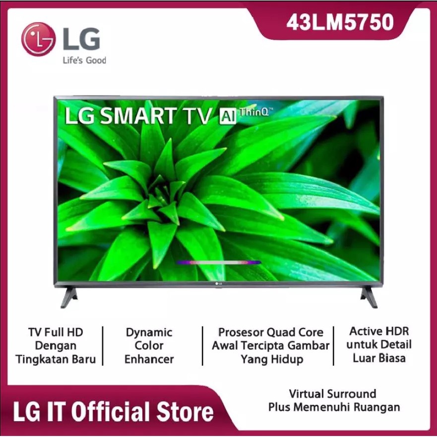 LG TV SMART TV LED 43 Inch 43LM5750 PTC FHD